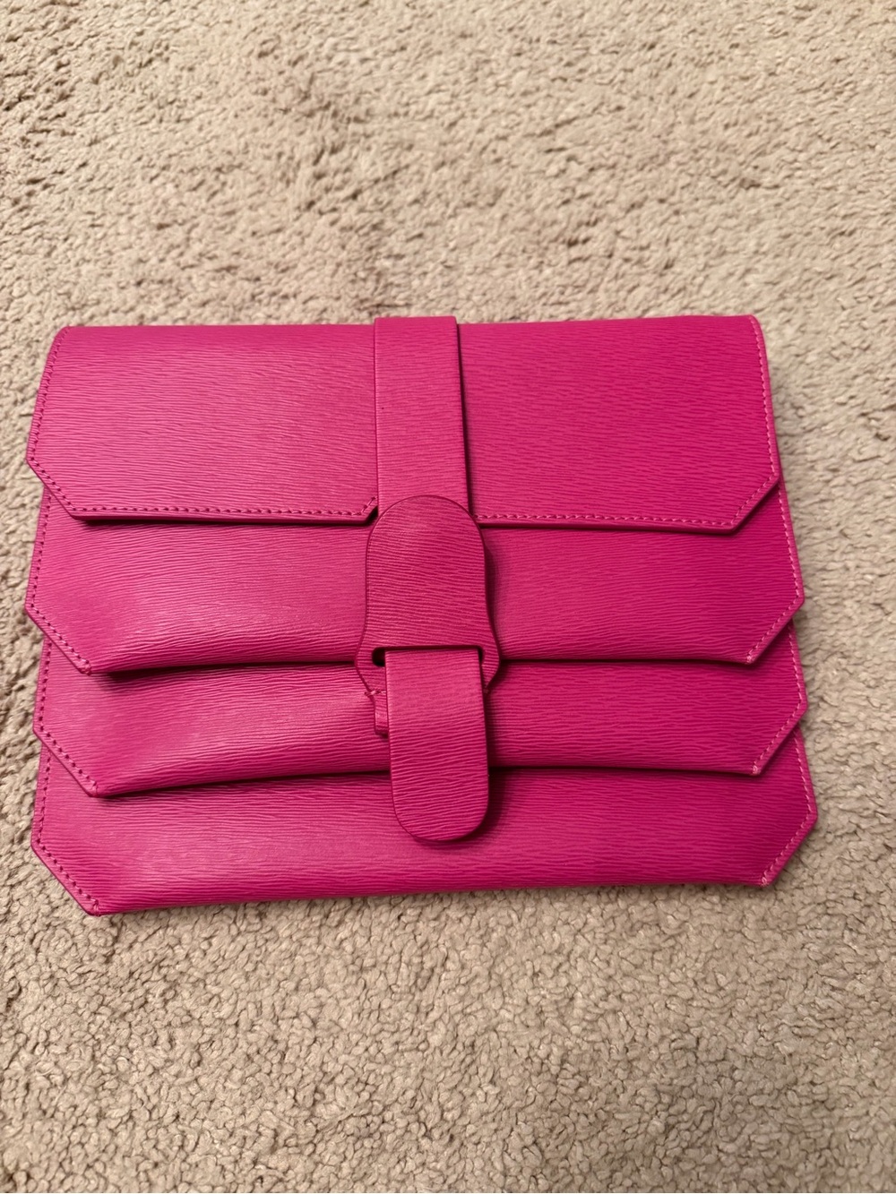 Senreve Hot Pink Covertible Leather Crossbody/clutch-Excellent condition